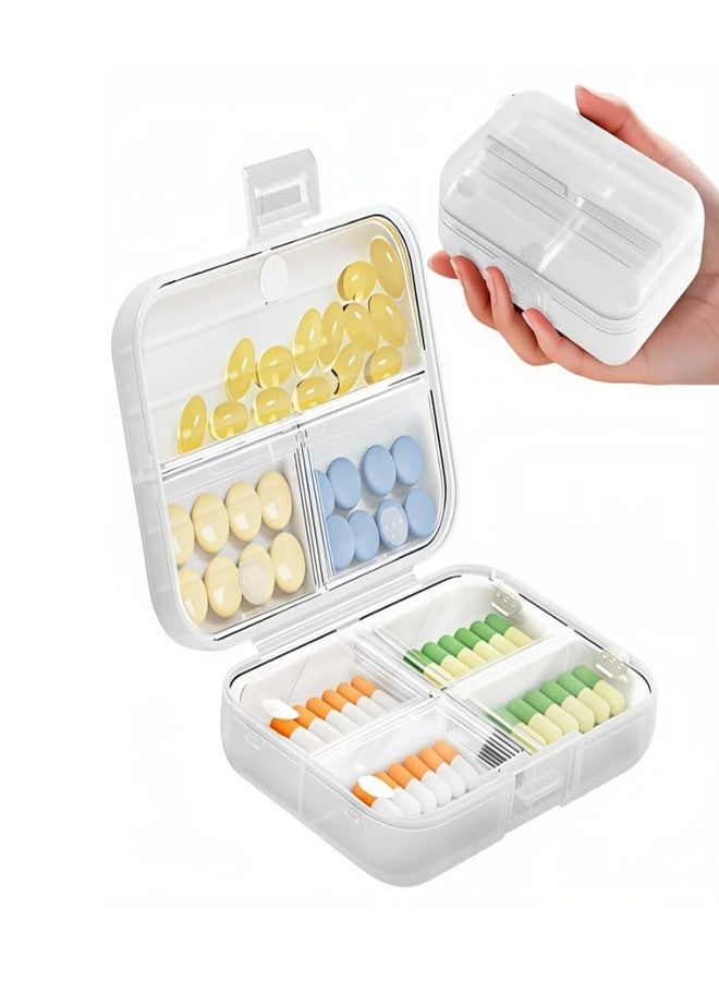 ZIBUYU® 7 Day Pill Organizer with Snap-Lock Leakproof Compartments, Large Capacity Weekly Medicine Box for Travel and Home Use, BPA-Free and Easy to Open Design for Vitamins and Supplements Storage - Image 1